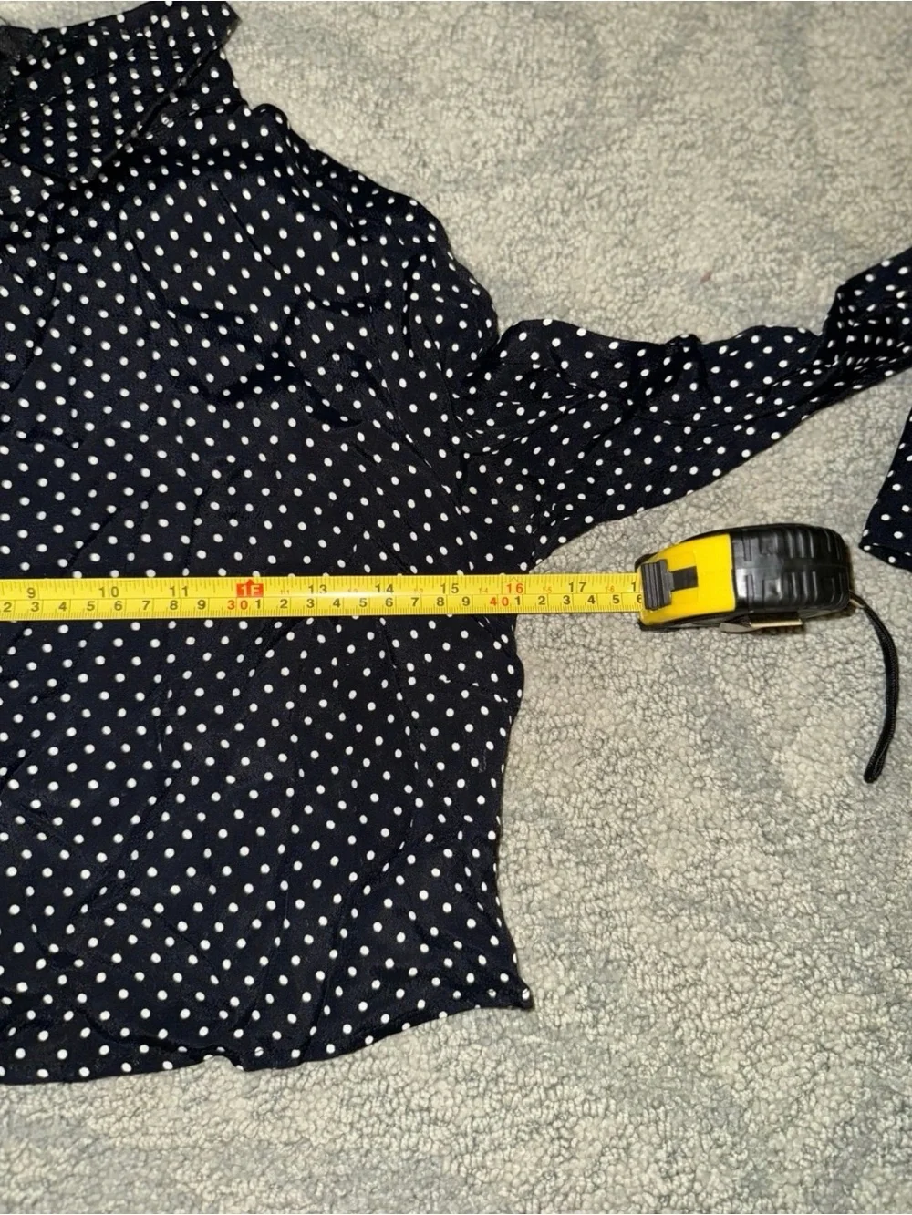 Brandy Melville Black with White Polka Dot Set